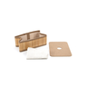 Cesto Organizador Dobravel Bambu Claro 29x19x10cm Mimo Style - 6