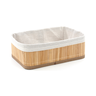 Cesto Organizador Dobravel Bambu Claro 29x19x10cm Mimo Style - 1
