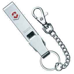 Chaveiro Multiclip Cromado C/ Mosquetão e Corrente - 1