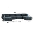 Ver imagem 3 de Sofá Modular 4 Lugares e 2 Puff Easybox CabeCasa MadeiraOriginals