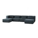 Ver imagem 4 de Sofá Modular 4 Lugares e 2 Puff Easybox CabeCasa MadeiraOriginals