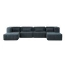 Ver imagem 2 de Sofá Modular 4 Lugares e 2 Puff Easybox CabeCasa MadeiraOriginals