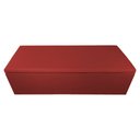 Ver imagem 2 de Calçadeira Recamier Baú Casal Queen 160cm Eva Suede Vermelho - DS Estofados