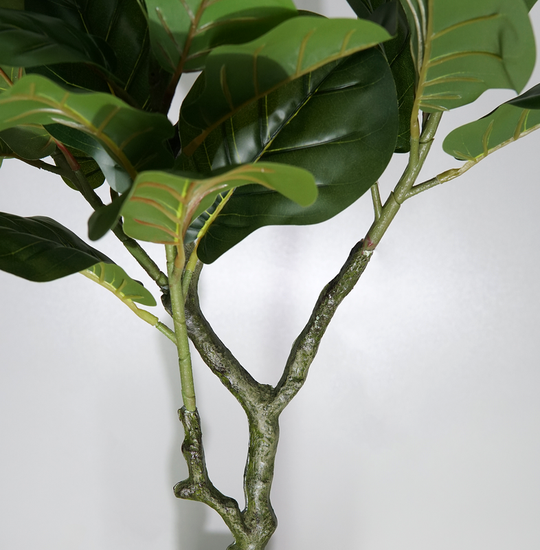 Arvore planta Verde Artificial Ficus Lyrata 130cm - 3