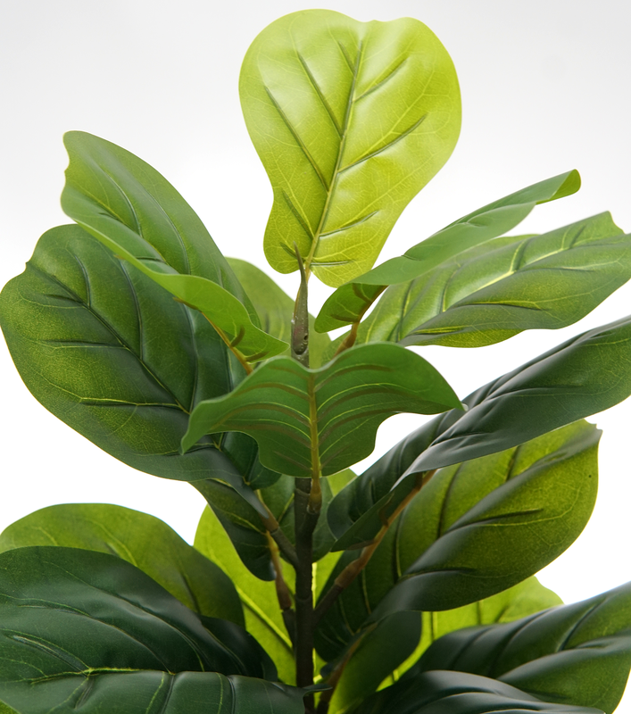 Arvore planta Verde Artificial Ficus Lyrata 130cm - 4
