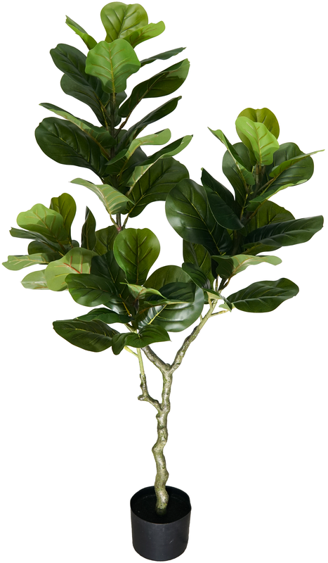 Arvore planta Verde Artificial Ficus Lyrata 130cm