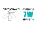 Ver imagem 4 de Kit Trilho Eletrificado 1m 3 Spots Led 7w Branco 3000k Luz Quente