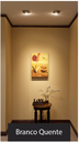 Ver imagem 5 de Kit Trilho Eletrificado 1m 3 Spots Led 7w Branco 3000k Luz Quente