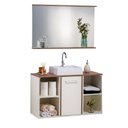 Ver imagem 5 de Gabinete e Armário 120cm Inspira Design Branco/Bronze