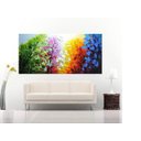 Ver imagem 4 de Quadro Pintura Tela Abstrato Moderno 2471: 80cm (A) x 160cm (L)