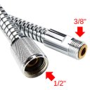 Ver imagem 2 de Flexível Grohe 1/2 X 3/8 Cromado 2m - 28158000