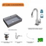 Kit Cuba Rt55 com Torneira Luxo 1195 Metal e Válvula Click 1 Polegada e Meia e Sifão Pvc e Flexível - 3