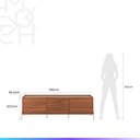 Ver imagem 5 de Rack para Tv até 75" 2 Gavetas 2 Portas Jasper 185 cm