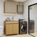 Ver imagem 1 de Lavanderia Modulada 2 Peças 4 Portas 1 Gaveta Simone Mendes