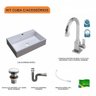 Kit Cuba Rt55 com Torneira Luxo 1195 Metal e Válvula Click 1 Polegada e Meia e Sifão Cromado e Flexí - 3