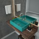 Ver imagem 1 de Kit Cuba Rt55 com Torneira Luxo 1195 e Válvula 1 Polegada Compace