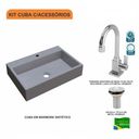 Ver imagem 3 de Kit Cuba Rt55 com Torneira Luxo 1195 e Válvula 1 Polegada Compace