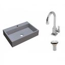 Ver imagem 2 de Kit Cuba Rt55 com Torneira Luxo 1195 e Válvula 1 Polegada Compace