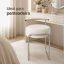 Ver imagem 4 de Puff Evans Metal Champagne Couríssimo Off White