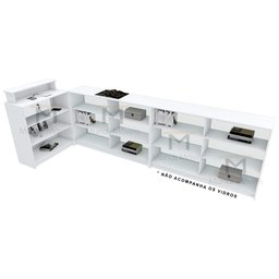 BALCÃO VITRINE EXPOSITOR M206.2021.B (LOJA, CAIXA, COMÉRCIO) MUNDI MOVEIS - 3