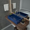 Ver imagem 1 de Kit Cuba Rt55 com Torneira Luxo 1195 e Válvula Click 1 Polegada B Compace