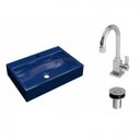 Ver imagem 2 de Kit Cuba Rt55 com Torneira Luxo 1195 e Válvula Click 1 Polegada B Compace