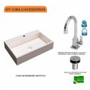 Ver imagem 3 de Kit Cuba Rt55 com Torneira Luxo 1195 e Válvula Click 1 Polegada B Compace