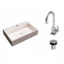 Ver imagem 2 de Kit Cuba Rt55 com Torneira Luxo 1195 e Válvula Click 1 Polegada B Compace