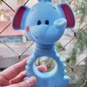 Ver imagem 4 de Kit com 2 Chocalhos Mordedor Elefante e Porco Com Cheirinho