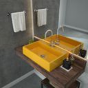 Ver imagem 1 de Kit Cuba Rt55 com Torneira Luxo 1195 e Válvula Click 1 Polegada G Compace