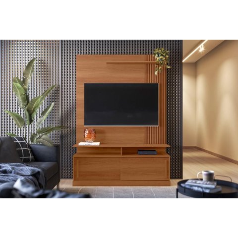 Home Chicago Painel P/ Tvs até 60'' 2 Portas - Jequitiba - Lukaliam