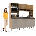 Ver imagem 2 de Cozinha 7 Portas e 1 Gaveta Co1516 Ipe Cristalo Decibal Ipê|cristalo