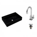 Ver imagem 2 de Kit Cuba Rt55 com Torneira Luxo 1195 e Válvula Click 1 Polegada G Compace