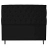 Cabeceira Queen 160 Cm Estofada Liverpool Corano Preto - 3
