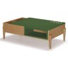Mesa Centro Row Estrutura Freijo Acabamento Verde Militar 100cm - 61067 - 1