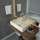 Ver imagem 1 de Kit Cuba Rt55 com Torneira Luxo 1195 e Válvula Click 1 Polegada e Meia Compace