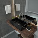 Ver imagem 1 de Kit Cuba Rt55 com Torneira Luxo 1195 e Válvula Click 1 Polegada e Meia Compace