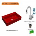 Ver imagem 3 de Kit Cuba Rt55 com Torneira Luxo 1195 e Válvula Click 1 Polegada e Meia Compace