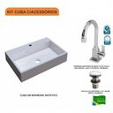 Ver imagem 3 de Kit Cuba Rt55 com Torneira Luxo 1195 e Válvula Click 1 Polegada e Meia Compace