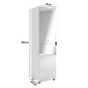 Ver imagem 3 de Sapateira 60cm com Espelho Versa Home Branco