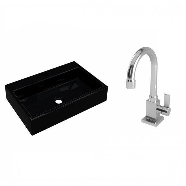 Kit Cuba RT55 com Torneira Luxo 1195 Metal 1/4 Volta Compace - 2