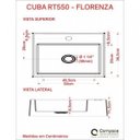 Ver mais imagens de Kit Cuba Rt55 com Torneira Pratika 1060 Metal e Válvula 1 Polegada e Sifão Pvc e Flexível Compace