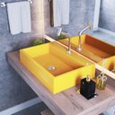 Ver imagem 1 de Kit Cuba Rt55 com Torneira Pratika 1060 Metal e Válvula Click 1 Polegada B e Sifão Pvc e Flexível Co