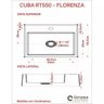 Kit Cuba Rt55 com Torneira Pratika 1060 Metal e Válvula Click 1 Polegada B e Sifão Pvc e Flexível Co - 8
