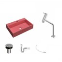 Ver imagem 2 de Kit Cuba Rt55 com Torneira Pratika 1060 Metal e Válvula Click 1 Polegada B e Sifão Pvc e Flexível Co