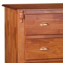 Ver imagem 4 de Cômoda Hanover 4 Gavetas Pés Luis Xv 116 X 90 X 50 Cm (a X L X P) - Cor Imbuia Glazer