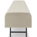Ver imagem 7 de Puff Recamier Decorativo com Pés Industrial 160cm Novara P05 Veludo Bege - Lyam Decor