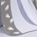 Ver imagem 2 de Cueiro Simples Tecebem Baby Mia Malha Estampado Kinder Cinza