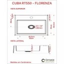 Ver mais imagens de Kit Cuba Rt55 com Torneira Pratika 1060 Metal e Válvula Click 1 Polegada B e Sifão Cromado e Flexíve