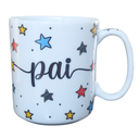 Ver imagem 6 de Kit 6 Canecas 300ml Pai - Porcelana - Decoração Estrela